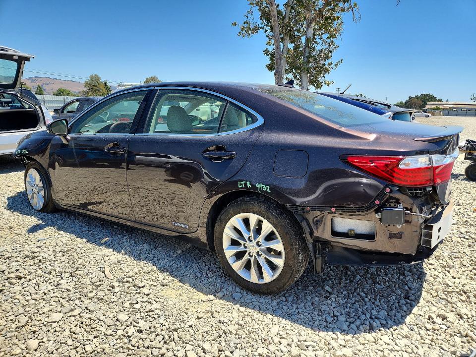 2013 Lexus ES VIN JTHBW1GG0D2021228 COPART salvage auction — FRONT END, Ca - Salvage Certificate, sold $2,750 on 2026-07-16 (photo 2)