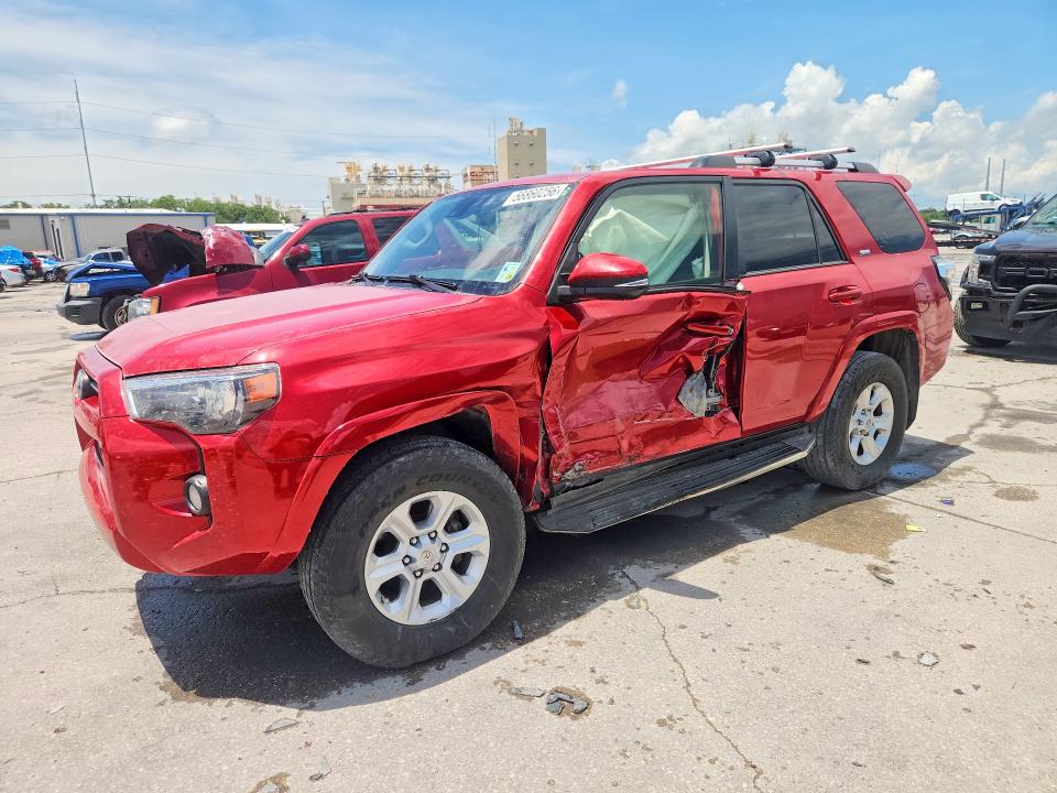 2020 Toyota 4runner VIN JTEZU5JRXL5214180 COPART salvage auction — SIDE, LA - CERT OF TITLE-SALVAGE, sold $70 on 2026-07-29 (photo 1)
