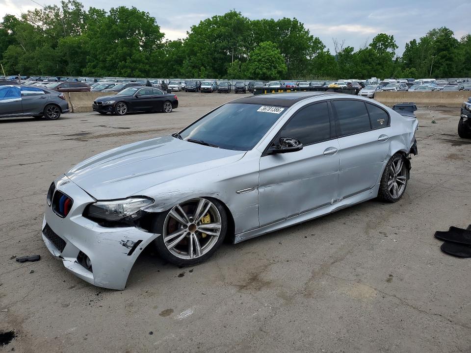 2016 BMW 5er VIN WBA5B3C59GG253924 COPART salvage auction — REAR END, Ct - Cert Of Title-Salvage, sold $325 on 2026-07-28 (photo 1)