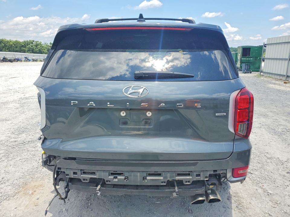 2021 Hyundai VIN KM8R7DHE9MU328649 COPART salvage auction — REAR END, Nc - Salvage Certificate Of Title, sold $4,500 on 2026-07-29 (photo 6)
