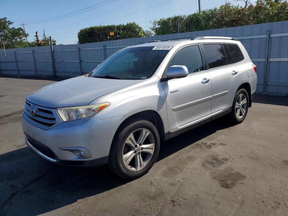 2011 Toyota Highlander VIN 5TDDK3EH6BS089522 COPART salvage auction — SIDE, Ca - Salvage Certificate, sold $2,500 on 2026-07-28 (photo 1)
