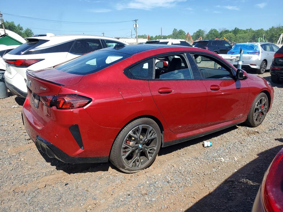 2025 BMW 2er VIN WBA23GG09S7T31875 COPART salvage auction — WATER/FLOOD, Nj - Cert Of Title-Salvage Flood, sold $17,000 on 2026-07-03 (photo 3)