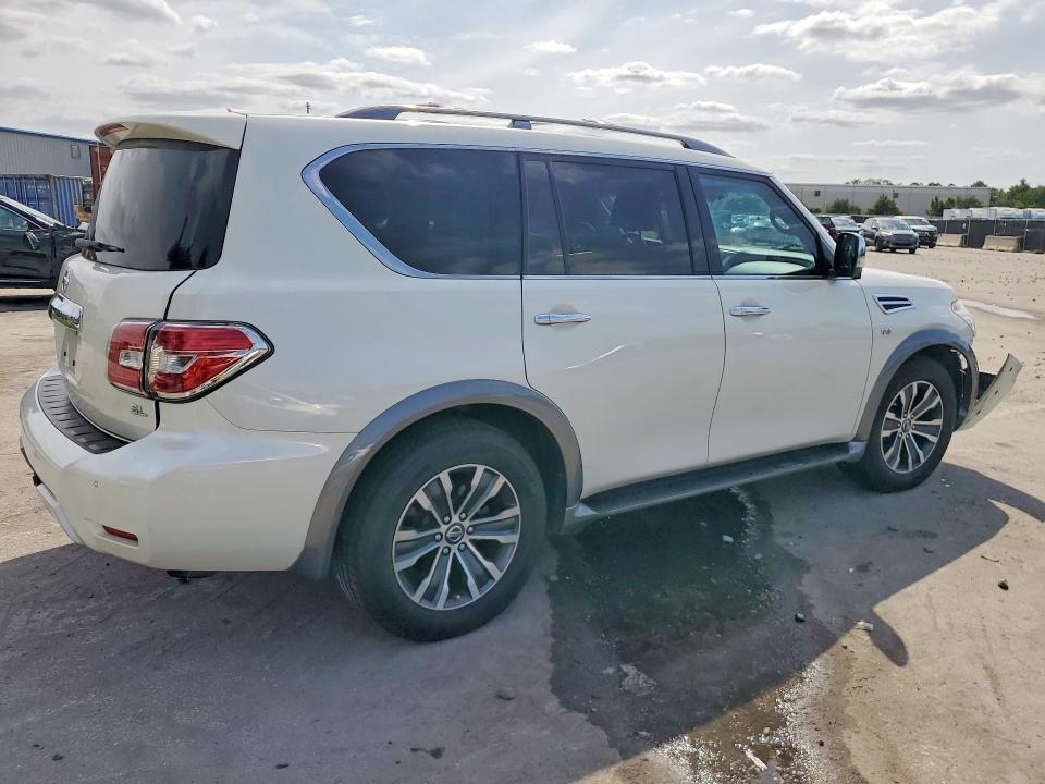 2017 Nissan Armada VIN JN8AY2ND5H9007607 COPART salvage auction — FRONT END, Fl - Cert Of Title Slvg Rebuildable, sold $5,200 on 2026-07-14 (photo 3)