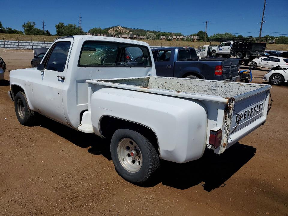 1982 Chevrolet S-10 pickup VIN 2GCCC14H8C1176684 COPART salvage auction — SIDE, Co - Non-Repairable Cert Of Title, sold $1,900 on 2026-07-22 (photo 2)