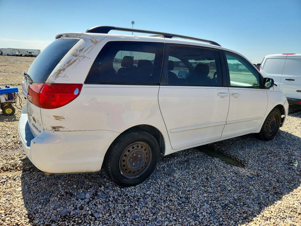 2007 Toyota Sienna VIN 5TDZK23C27S038324 COPART salvage auction — MINOR DENT/SCRATCHES, Tx - Certificate Of Title, sold $675 on 2026-07-09 (photo 3)