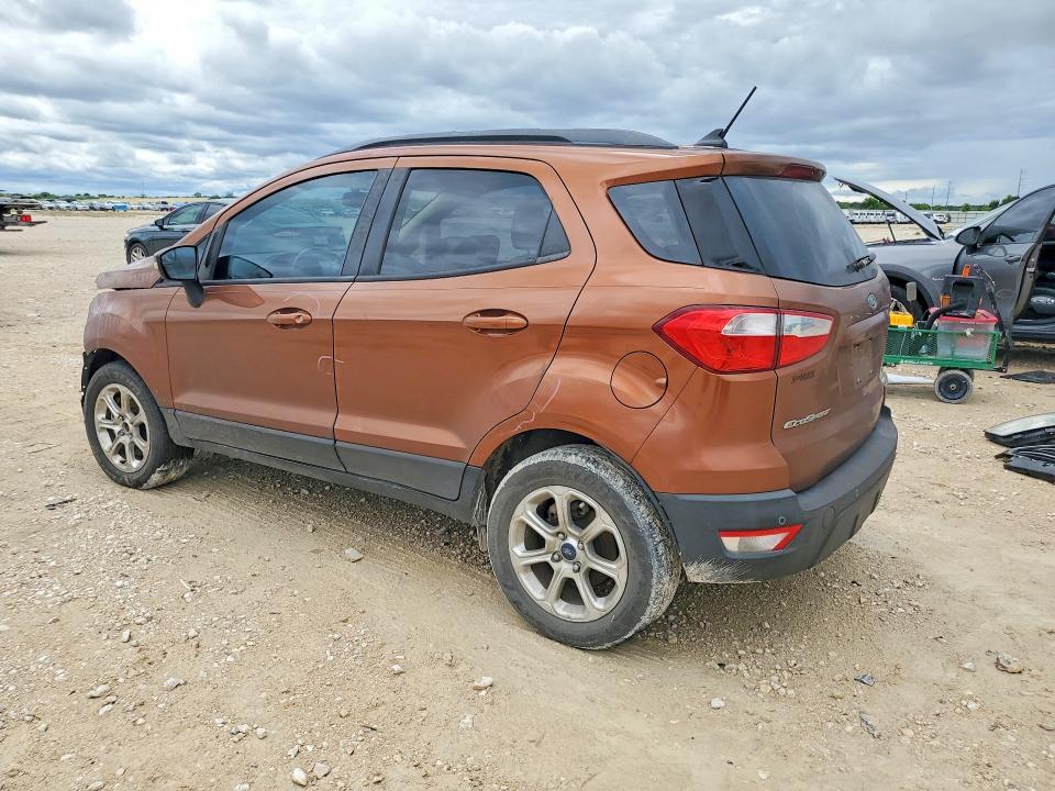 2018 Ford Ecosport VIN MAJ3P1TE8JC168836 COPART salvage auction — FRONT END, Tx - Salvage Vehicle Title, sold $1,000 on 2026-07-09 (photo 2)