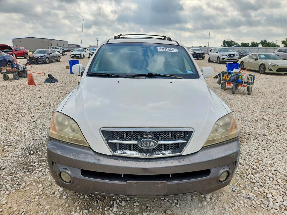 2003 Kia Sorento VIN KNDJD733235054933 COPART salvage auction — REAR END, TX - SALVAGE VEHICLE TITLE (P), sold $300 on 2026-07-09 (photo 5)