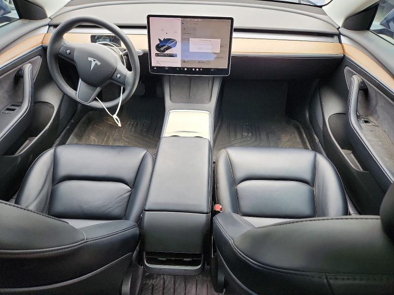 2021 Tesla Model 3 VIN 5YJ3E1EA7MF093886 COPART salvage auction — NORMAL WEAR, Tx - Cert Of Title-Rebuilt Salvage (P), sold $12,600 on 2026-07-30 (photo 8)