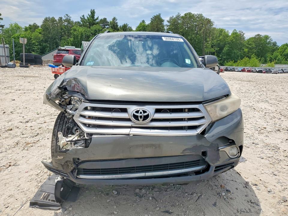 2012 Toyota Highlander VIN 5TDBK3EH1CS143463 COPART salvage auction — FRONT END, Ma - Cert Of Title-Reconstrctd Coll, sold $2,800 on 2026-07-08 (photo 5)