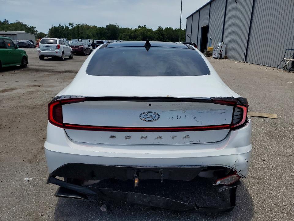 2021 Hyundai Sonata VIN 5NPEK4JC7MH106499 COPART salvage auction — REAR END, Fl - Certificate Of Destruction, sold $6,800 on 2026-07-27 (photo 6)