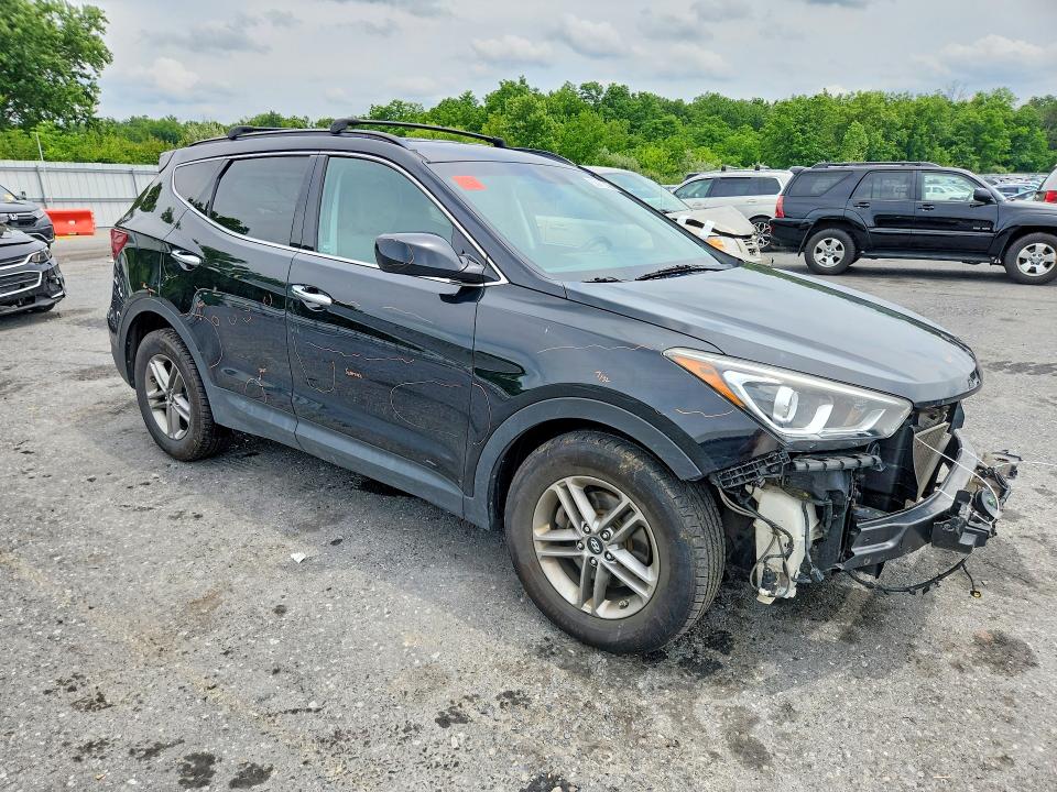 2017 Hyundai Santa fe VIN 5XYZUDLB7HG400966 COPART salvage auction — FRONT END, Pa - Certificate Of Salvage, sold $2,350 on 2026-07-07 (photo 4)