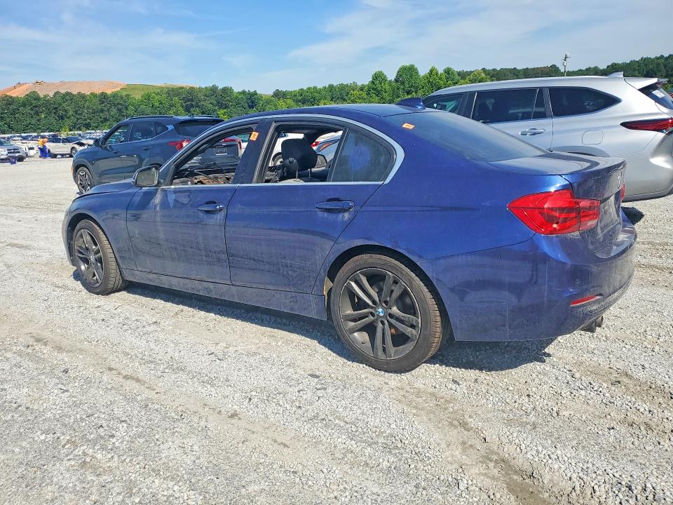 2017 BMW 3 series VIN WBA8B9G53HNU49915 COPART salvage auction — INTERIOR BURN, Ga - Cert Of Title-Salvage, sold $675 on 2026-07-13 (photo 2)