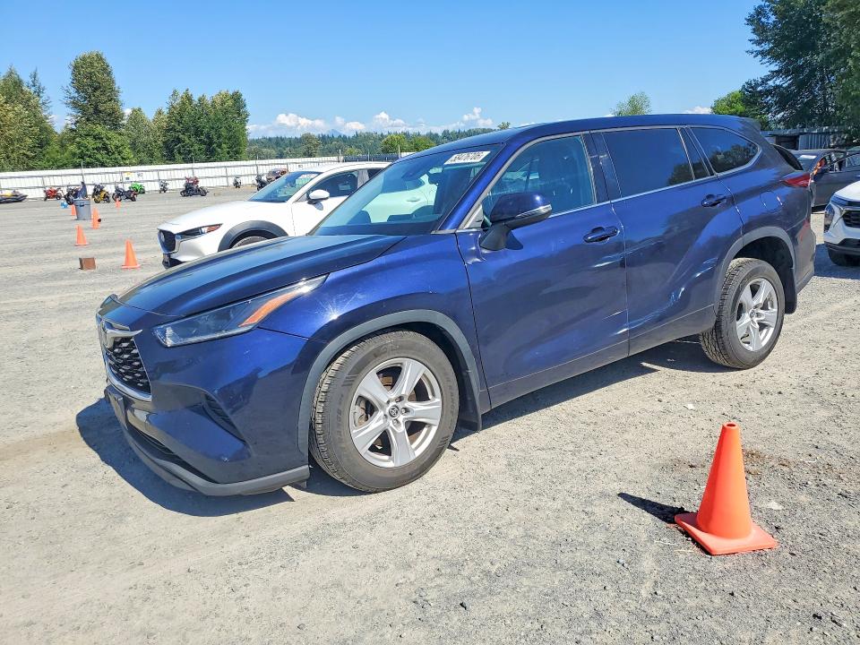 2021 Toyota VIN 5TDCZRBH2MS559210 COPART salvage auction — FRONT END, WA - BILL OF SALE, sold $60 on 2026-07-27 (photo 1)