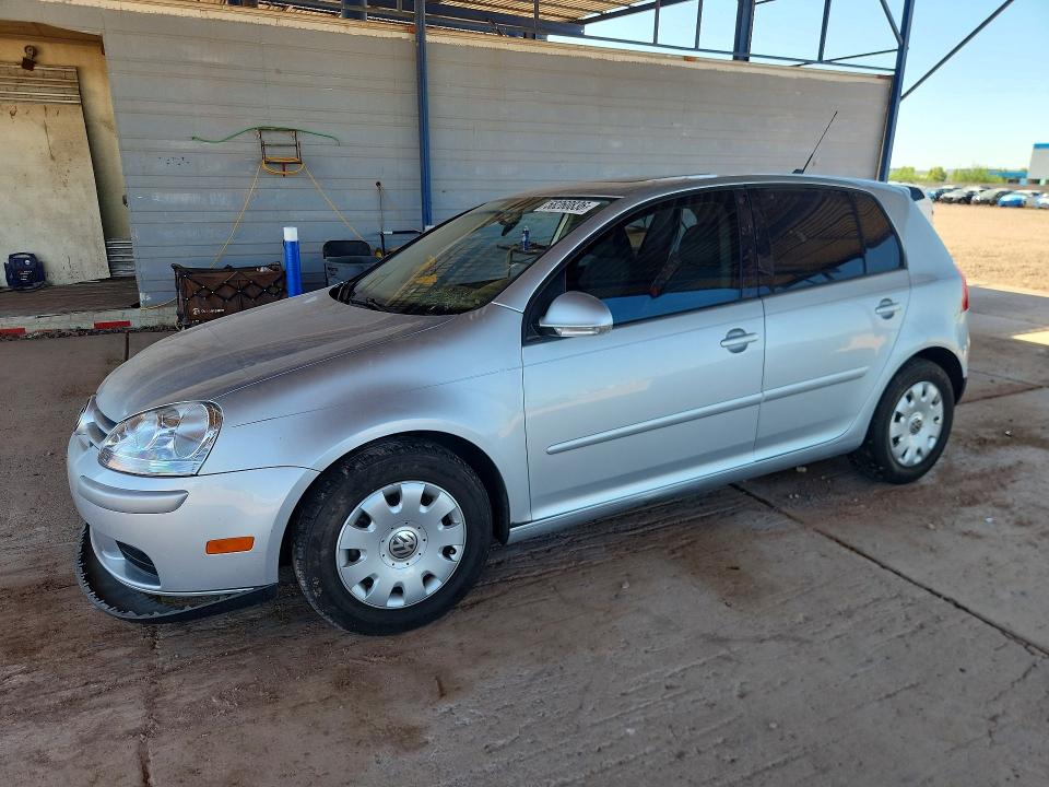 2009 Volkswagen Rabbit VIN WVWDA71K29W096263 COPART salvage auction — SIDE, AZ - CERT OF TITLE - SALVAGE, sold $375 on 2026-07-14 (photo 1)