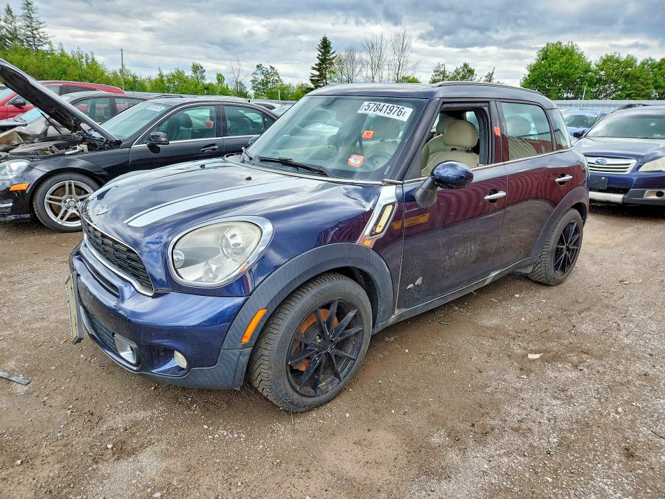2011 Mini Cooper VIN WMWZC5C59BWH99389 COPART salvage auction — ROOF, On - Permit No Brand - Unfit, sold $300 on 2026-07-09 (photo 1)