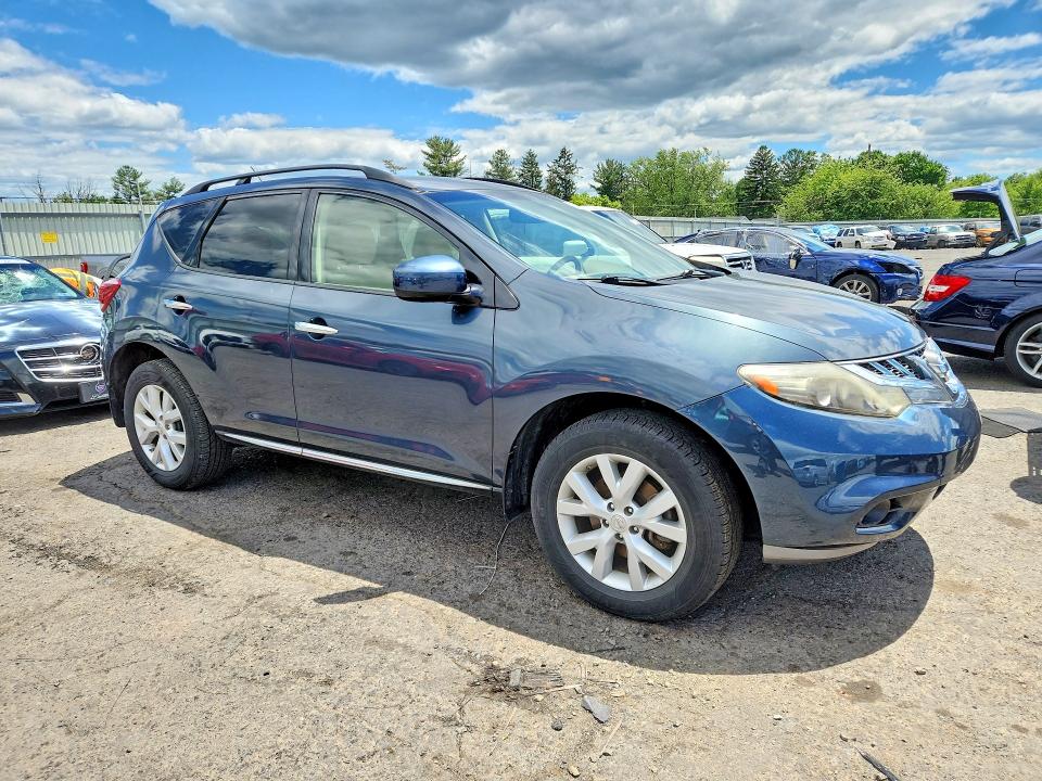 2013 Nissan Murano VIN JN8AZ1MW4DW322081 COPART salvage auction — MECHANICAL, Pa - Cert Of Title, sold $450 on 2026-07-31 (photo 4)