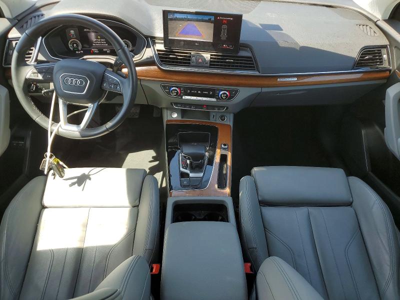 2022 Audi Q5 VIN WA1G2AFY4N2100359 COPART salvage auction — FRONT END, Ia - Cert Of Title-Salvage Title, sold $250 on 2026-07-29 (photo 8)