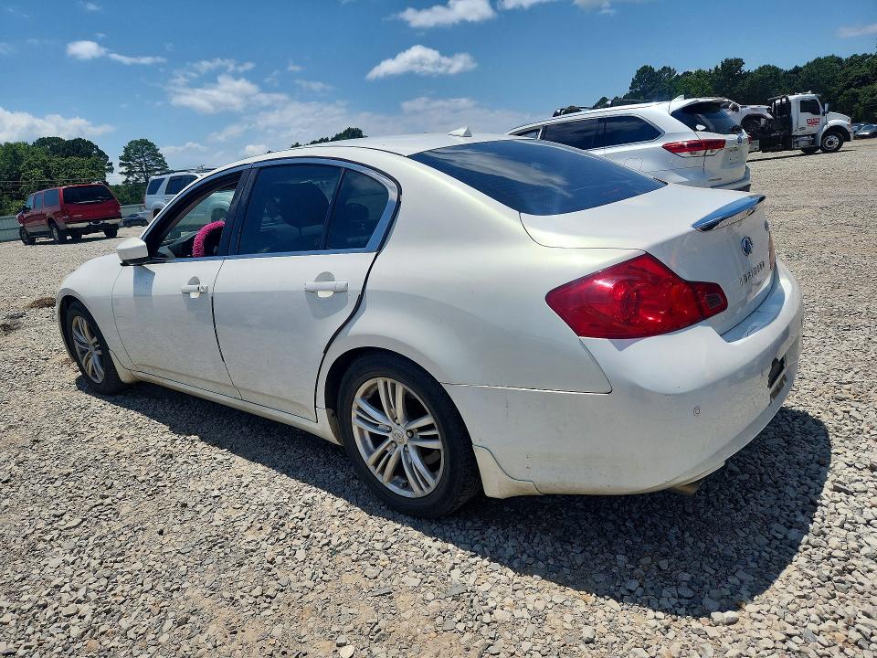 2012 Infiniti G VIN JN1CV6AP6CM933091 COPART salvage auction — MECHANICAL, Ar - Certificate Of Title, sold $1,100 on 2026-07-06 (photo 2)