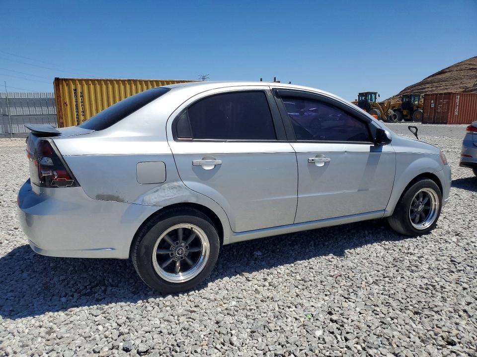 2011 Chevrolet Aveo VIN KL1TD5DE9BB249125 COPART salvage auction — VANDALISM, NV - SALVAGE TITLE, sold $200 on 2026-07-29 (photo 3)