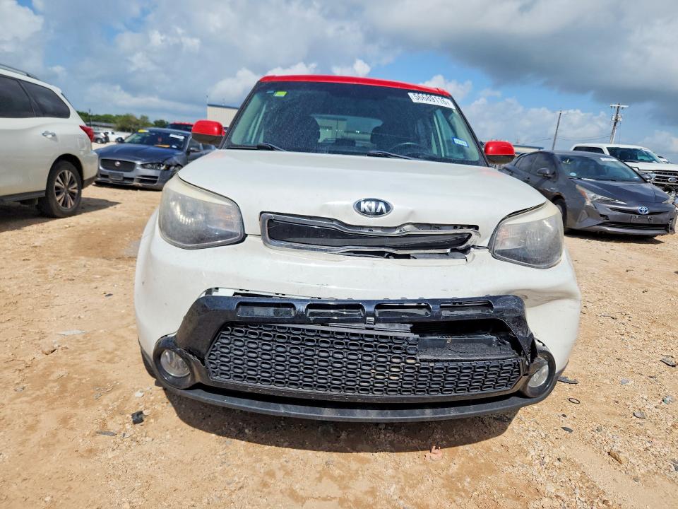 2016 Kia Soul VIN KNDJP3A58G7356712 COPART salvage auction — FRONT END, Tx - Salvage Vehicle Title, sold $10 on 2026-07-30 (photo 5)