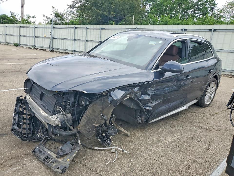 2018 Audi Q5 VIN WA1BNAFY7J2183121 COPART salvage auction — FRONT END, Oh - Cert Of Title-Salvage, sold $3,000 on 2026-07-15 (photo 1)