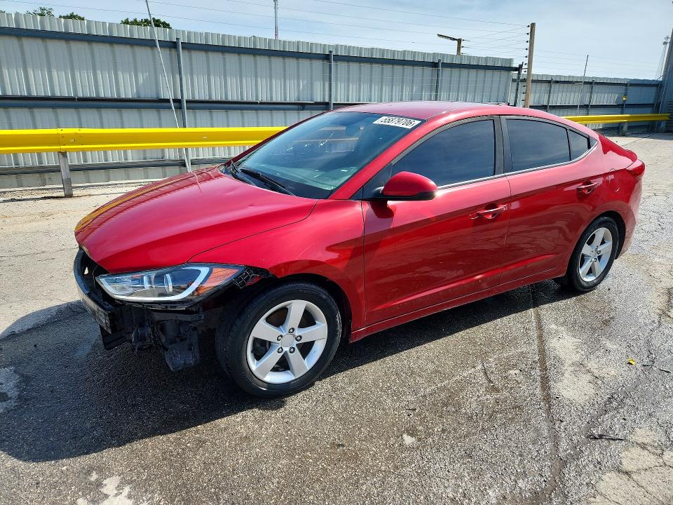 2017 Hyundai Elantra VIN KMHD74LF0HU103519 — COPART salvage auction photo
