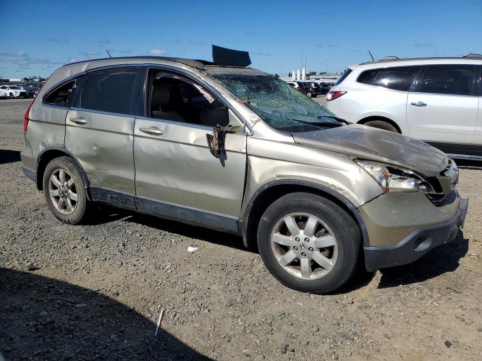 2007 Honda Cr-v VIN JHLRE48707C059000 COPART salvage auction — ROLLOVER, Ca - Salvage Certificate, sold $475 on 2026-07-16 (photo 4)