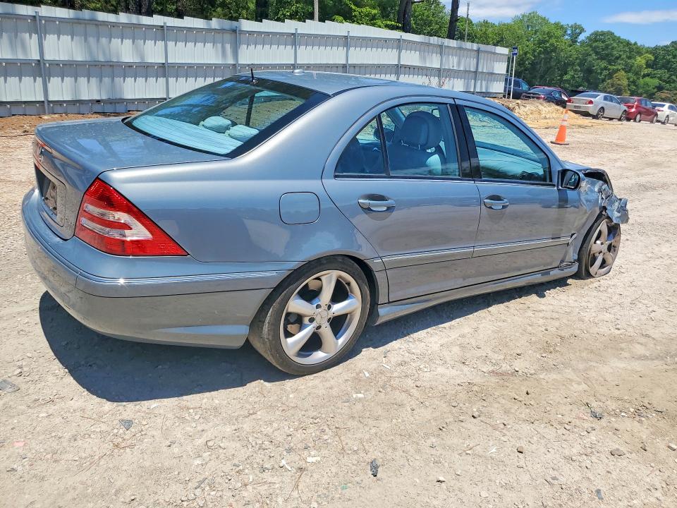 2006 Mercedes-benz C-klasse VIN WDBRF52H36F781395 COPART salvage auction — FRONT END, NC - SALVAGE CERTIFICATE OF TITLE, sold $300 on 2026-07-31 (photo 3)