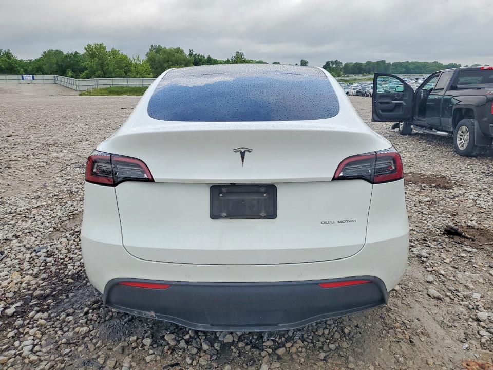 2021 Tesla Model y VIN 5YJYGDEE7MF190087 COPART salvage auction — FRONT END, Mi - Cert Of Title-Salvage Vehicle, sold $7,200 on 2026-07-16 (photo 6)
