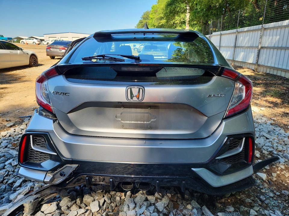 2021 Honda Civic VIN SHHFK7H47MU210993 COPART salvage auction — FRONT END, Ga - Cert Of Title-Salvage, sold $2,350 on 2026-07-21 (photo 6)