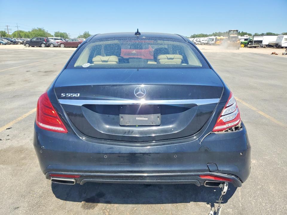 2016 Mercedes-benz S class VIN WDDUG8CB7GA267946 COPART salvage auction — REAR END, ID - SALVAGE CERTIFICATE OF TITLE, sold $10,400 on 2026-07-30 (photo 6)