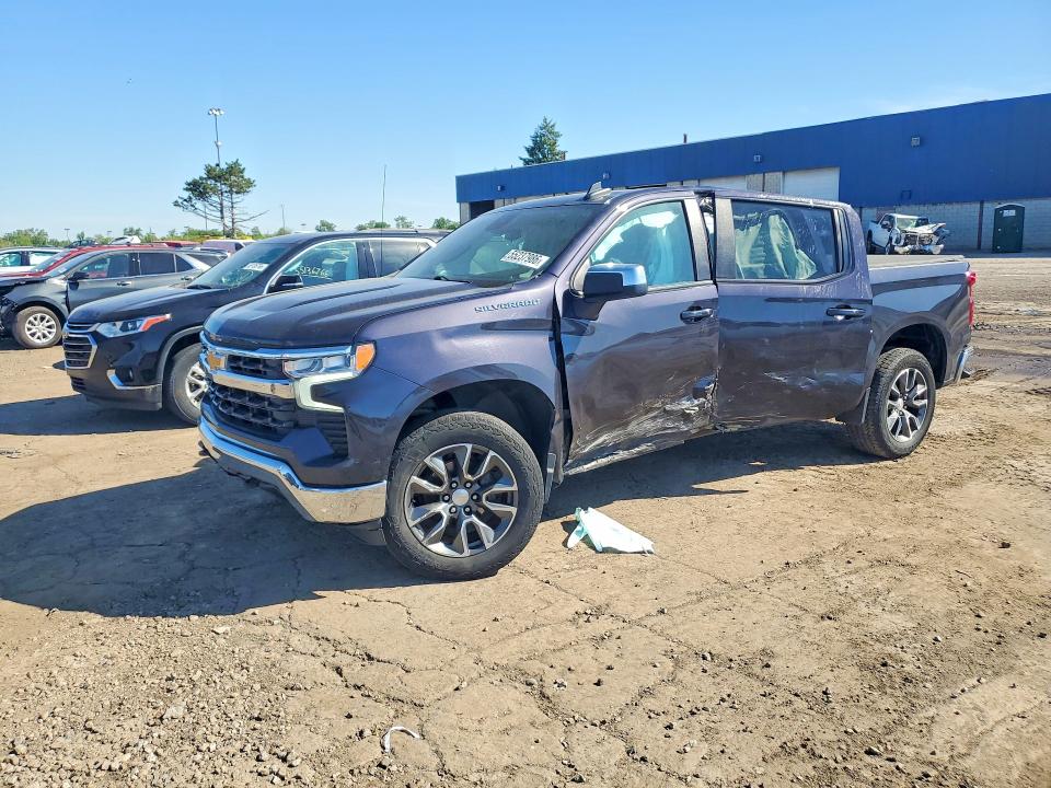 2023 Chevrolet Silverado VIN 3GCPDKEKXPG250215 COPART salvage auction — SIDE, MI - CERTIFICATE OF TITLE, sold $9,100 on 2026-07-31 (photo 1)