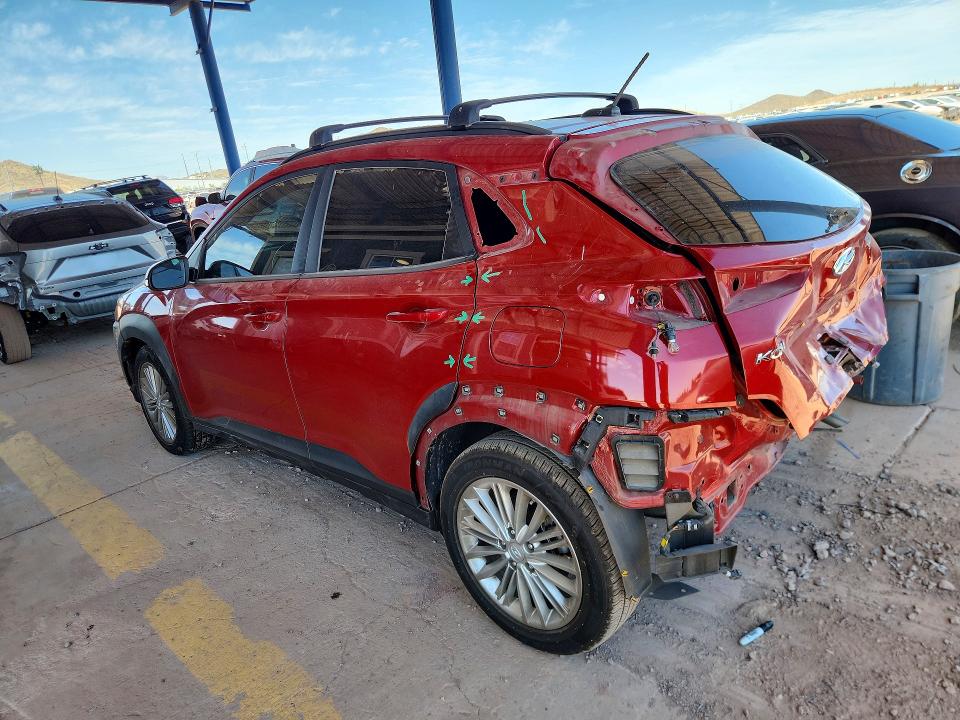 2021 Hyundai Kona VIN KM8K22AA9MU706111 COPART salvage auction — REAR END, Az - Cert Of Title - Salvage, sold $2,250 on 2026-07-23 (photo 2)