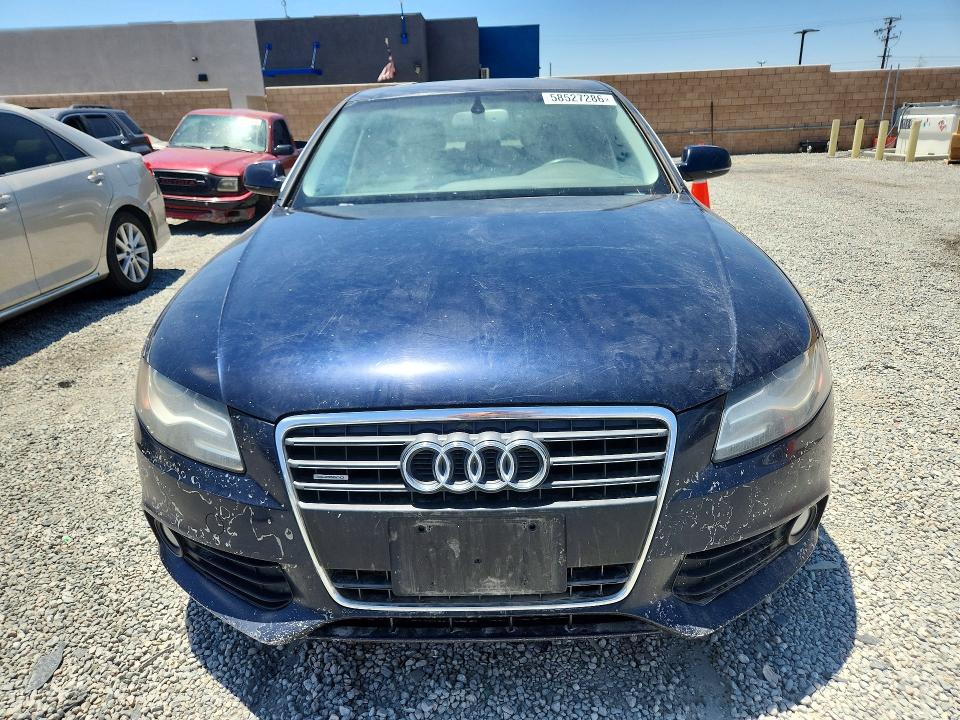 2011 Audi A4 VIN WAUFFAFL5BN018156 COPART salvage auction — MECHANICAL, Ca - Dis/Dlr/Exp Only Clean Title, sold $700 on 2026-07-22 (photo 5)