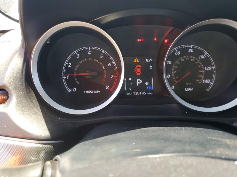2010 Mitsubishi Lancer VIN JA32U8FW9AU002572 COPART salvage auction — FRONT END, CA - SALVAGE CERTIFICATE, sold $525 on 2026-07-09 (photo 9)