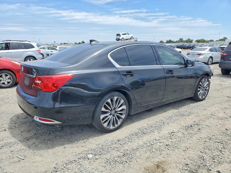 2014 Acura RLX VIN JH4KC1F36EC004808 COPART salvage auction — FRONT END, Ca - Salvage Certificate, sold $800 on 2026-07-07 (photo 3)