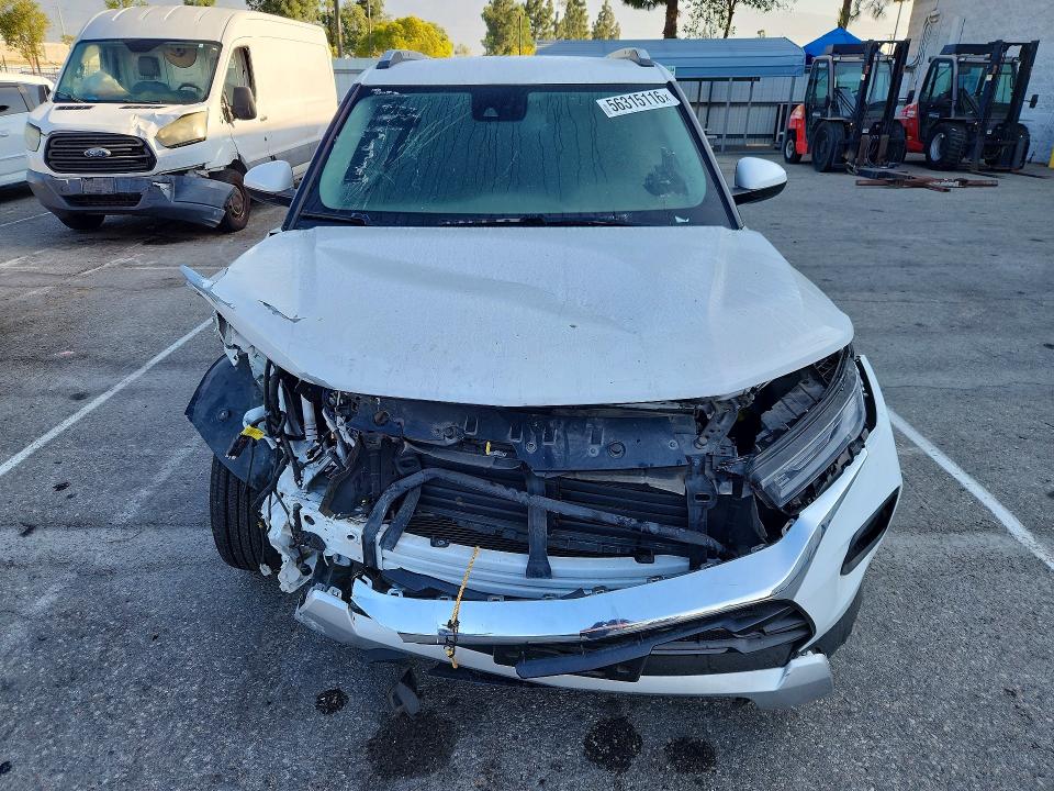 2022 Chevrolet Trailblazer VIN KL79MPSL9NB106824 COPART salvage auction — FRONT END, Ca - Dis/Dlr/Exp Only Clean Title (P), sold $5,900 on 2026-07-28 (photo 5)