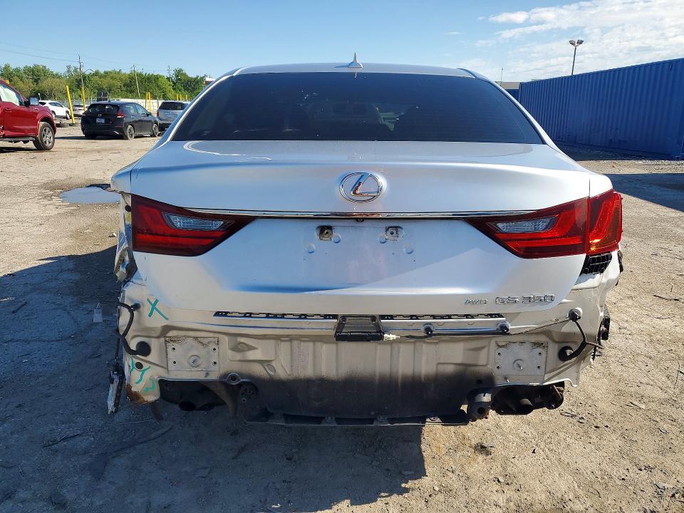 2013 Lexus Gs VIN JTHCE1BL0D5016962 COPART salvage auction — REAR END, In - Cert Of Title-Salvage Title, sold $4,000 on 2026-07-10 (photo 6)