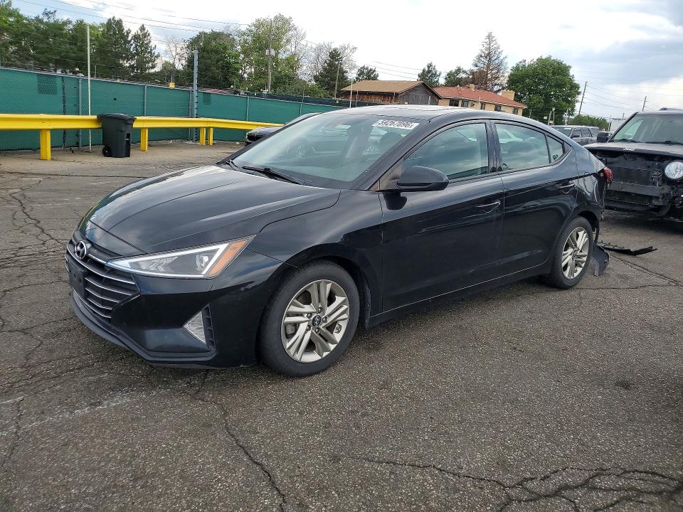2019 Hyundai Elantra VIN 5NPD84LF1KH424309 COPART salvage auction — FRONT END, Co - Salvage Title, sold $2,450 on 2026-07-09 (photo 1)