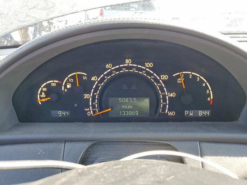 2002 Mercedes-benz Cl-klasse VIN WDBPJ75J72A029657 COPART salvage auction — FRONT END, Nv - Salvage Title, sold $125 on 2026-07-07 (photo 9)