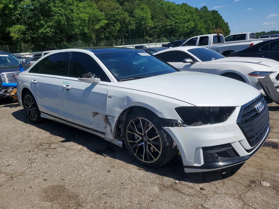 2021 Audi A8 VIN WAU8DAF89MN021980 COPART salvage auction — FRONT END, Ga - Cert Of Title-Salvage, sold $21,300 on 2026-07-31 (photo 4)