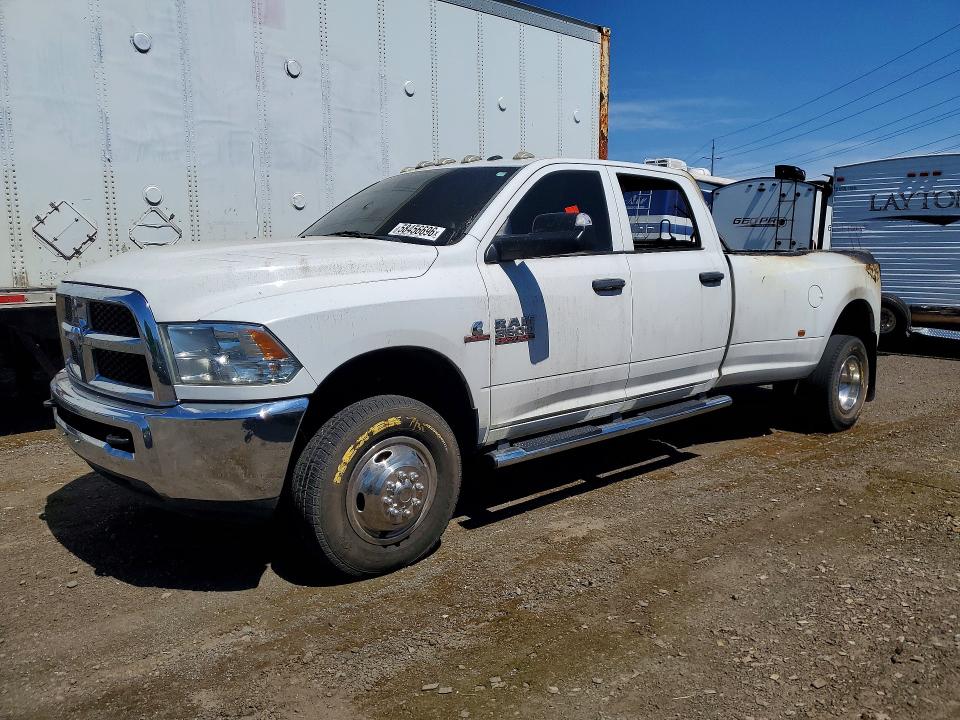 2016 Ram 3500 VIN 3C63RRGL8GG263325 COPART salvage auction — BURN, Or - Salvage Title Certificate, sold $1,600 on 2026-08-11 (photo 1)