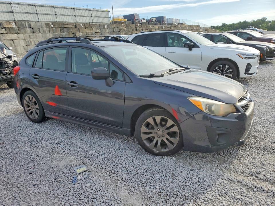 2012 Subaru Impreza VIN JF1GPAL65CG214399 COPART salvage auction — SIDE, OH - CERT OF TITLE-SALVAGE, sold $300 on 2026-07-24 (photo 4)