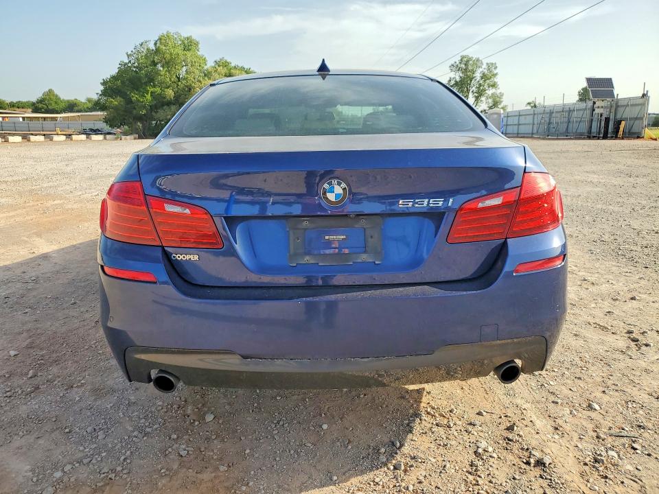 2016 BMW 5er VIN WBA5B1C59GG134422 COPART salvage auction — HAIL, Ok - Cert Of Title-Salvage, sold $300 on 2026-07-21 (photo 6)