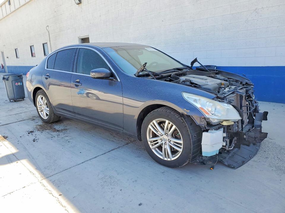 2012 Infiniti VIN JN1CV6AR0CM972812 COPART salvage auction — FRONT END, Ut - Salvage Certificate, sold $475 on 2026-07-27 (photo 4)