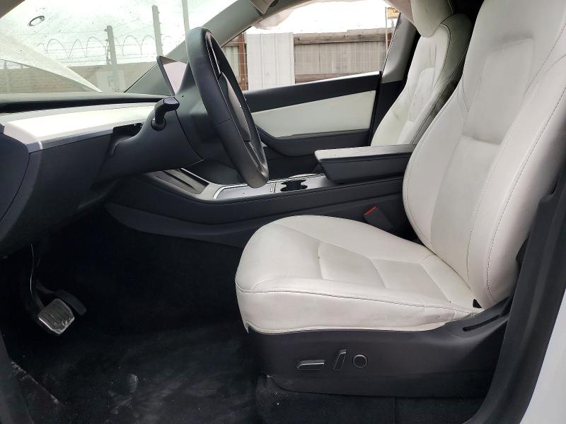 2022 Tesla Model y VIN 7SAYGDEE1NF355362 COPART salvage auction — FRONT END, Ca - Salvage Certificate, sold $9,500 on 2026-07-27 (photo 7)