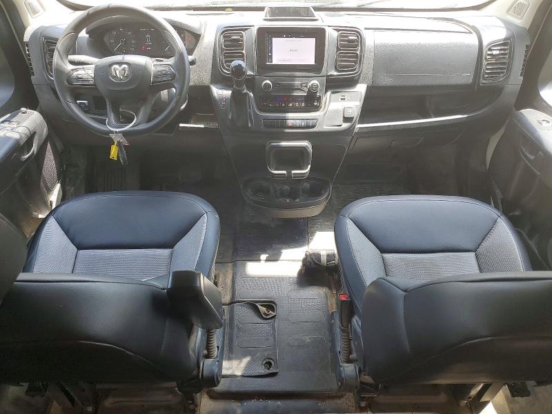2023 Ram Promaster 2500 VIN 3C6LRVDG2PE594056 COPART salvage auction — FRONT END, Ks - Certificate Of Title, sold $9,500 on 2026-07-22 (photo 8)