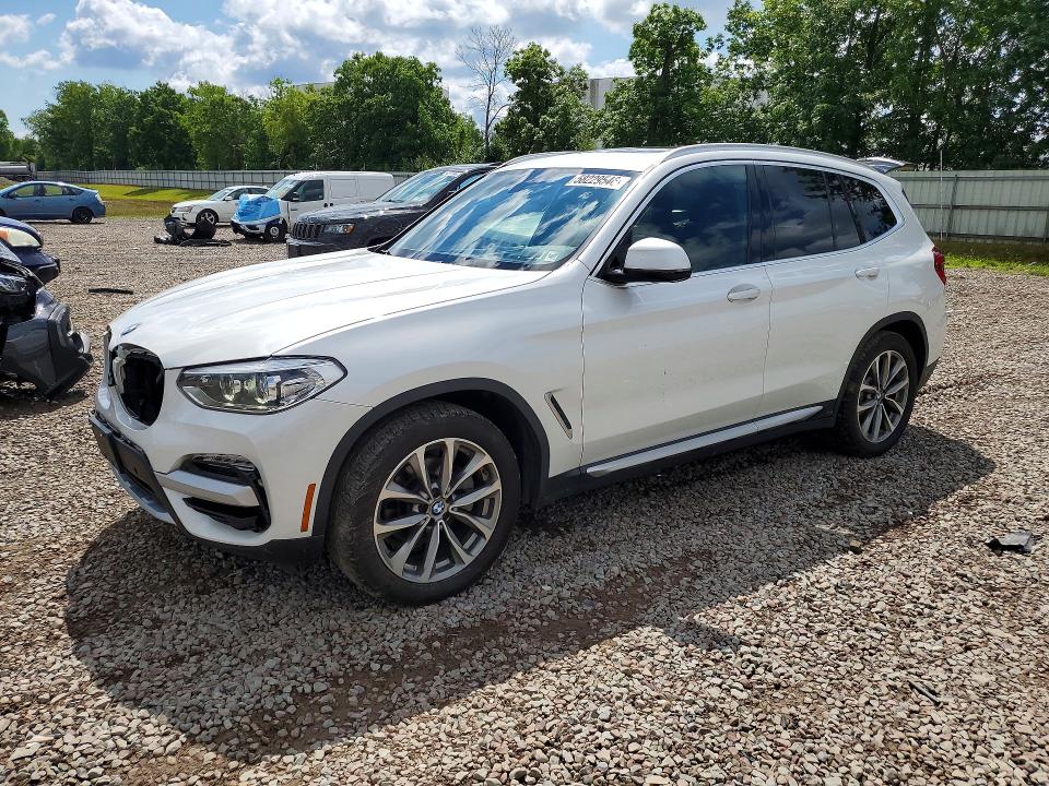 2019 BMW X3 VIN 5UXTR9C53KLP77352 COPART salvage auction — FRONT END, Ny - Mv-907A Salvage Certificate, sold $8,600 on 2026-07-13 (photo 1)
