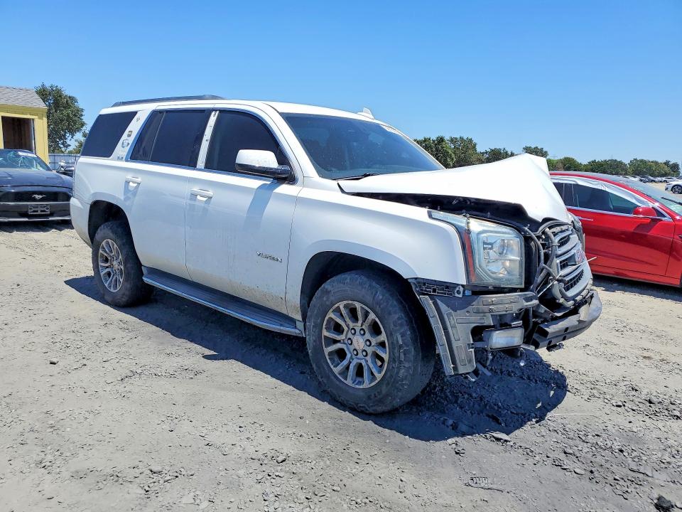 2015 Gmc Yukon VIN 1GKS1AEC6FR648711 COPART salvage auction — FRONT END, Ca - Salvage Certificate, sold $15 on 2026-07-30 (photo 4)
