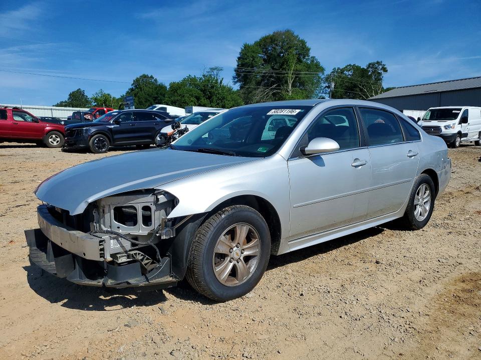 2014 Chevrolet Impala limited VIN 2G1WA5E39E1141628 COPART salvage auction — FRONT END, VA - CERTIFICATE OF TITLE, sold $2,400 on 2026-07-17 (photo 1)